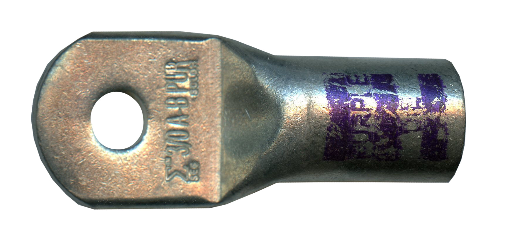 Solder Lug Industrial Slide Switches 2/0 AWG Tinned Copper Lug Eyelet - Heavy Duty For 5/16" Stud, Perfect For Car Audio, Solar, Or Marine Wiring (Sold Per Lug) 2/0 AWG Lug Eyelet - Foto 5