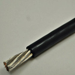 2/0 AWG Battery Cable Tinned Marine Grade Wire Black by the foot