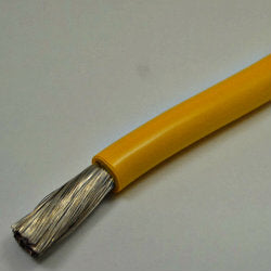 8 AWG Battery Cable Tinned Marine Grade Wire Yellow by the foot
