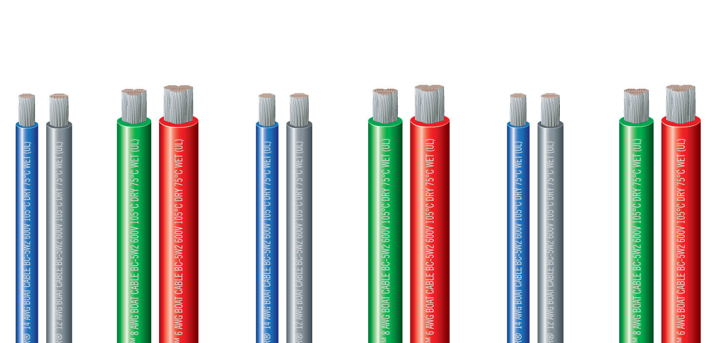 Marine Primary Wire Tinned Copper USA Made Boat Wire