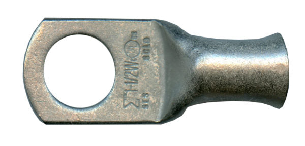 91049 1/2 Cable Lug Battery Terminal Ring 1 AWG Stud Size 1/2 Inch