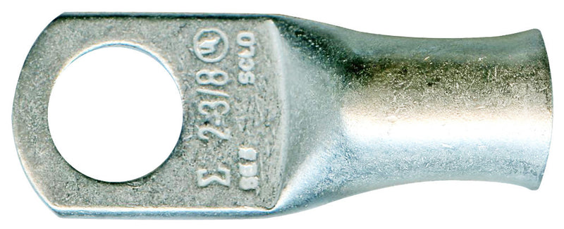 91037 3/8 Cable Lug Battery Terminal Ring 2 AWG Stud Size 3/8 Inch