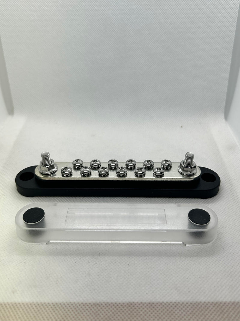 BB150-T1M6S12-B 48VDC 150A Common BusBar with 1×M6 Stud and 12×M4 Screws