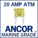20 Amp ATM Fuse - Mini Blade Style Fuse - 5 pack