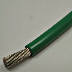 6 AWG Battery Cable Tinned Marine Grade Wire Green by the foot