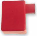 Left Elbow Terminal Protective Boot Red 2 AWG